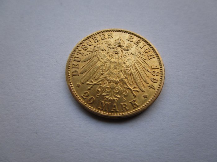 Die Goldmark mit dem Reichsadler